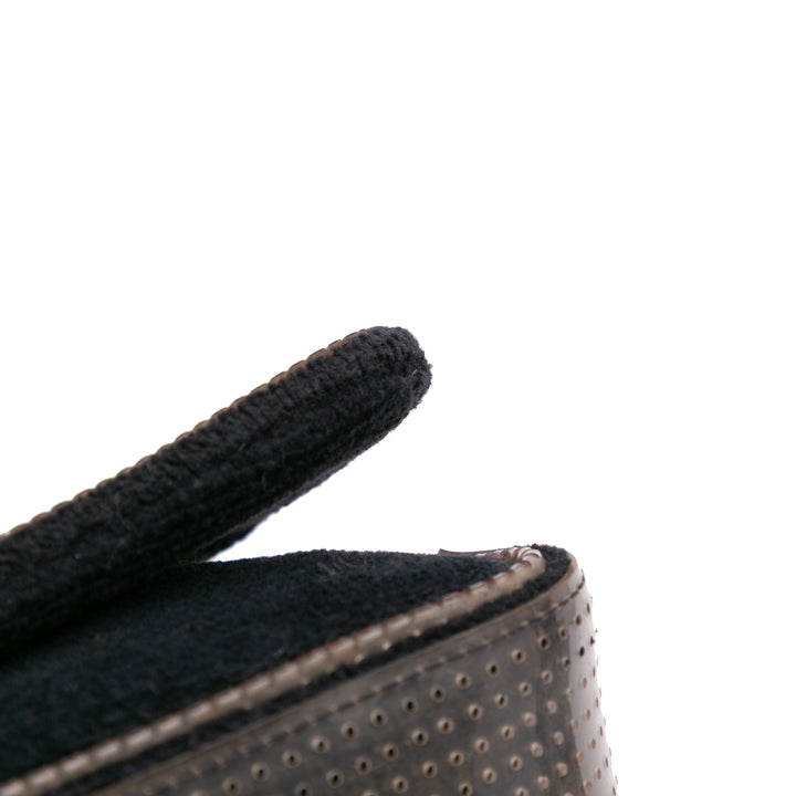 Terry Cloth CC Sport Line Shoulder Bag Black - Gaby Paris