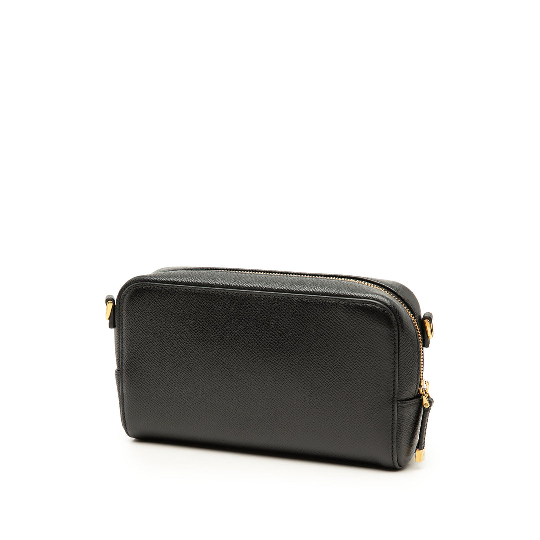 Dior Cuir de veau grainé Caro Double Pochette