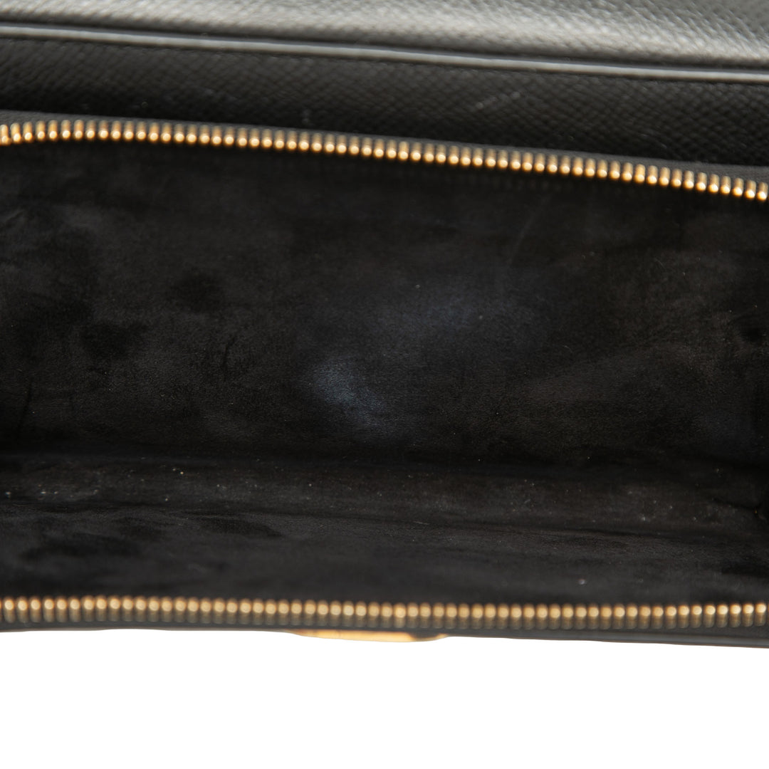 Dior Cuir de veau grainé Caro Double Pochette