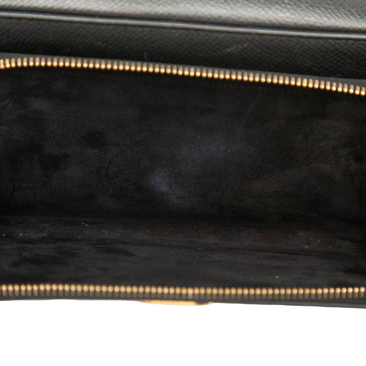 Dior Cuir de veau grainé Caro Double Pochette