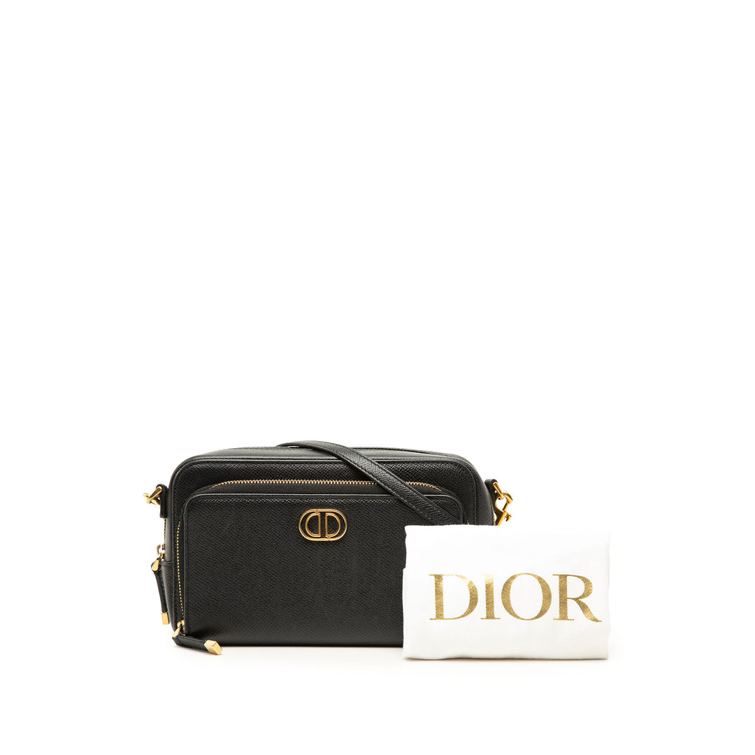 Dior Cuir de veau grainé Caro Double Pochette