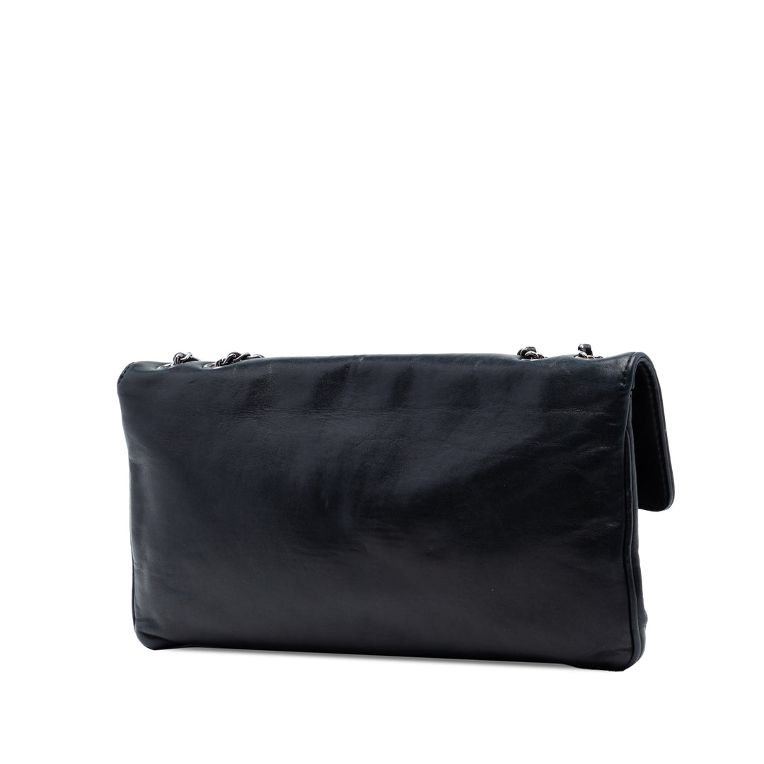 Chanel Matelassé Giant Mademoiselle Fermoir tourniquet Sac Cuir d'agneau