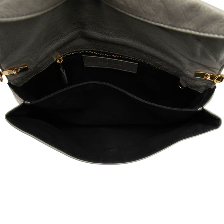 Balenciaga Cuir d’agneau Motocross Giant 12 Envelope Pochette With Strap