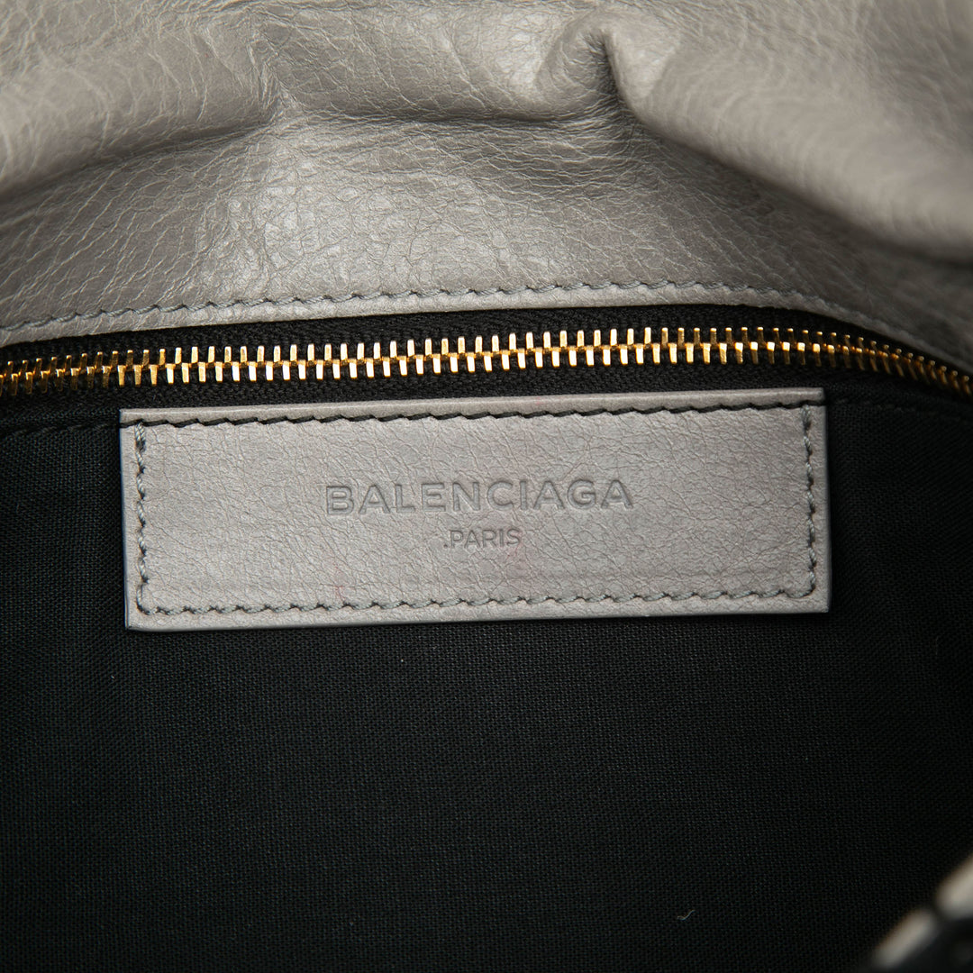 Balenciaga Cuir d’agneau Motocross Giant 12 Envelope Pochette With Strap