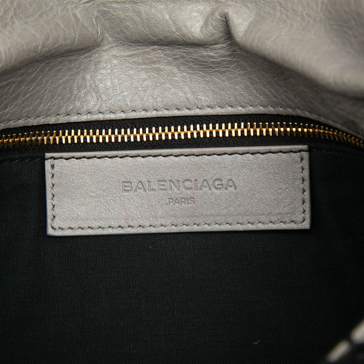 Balenciaga Cuir d’agneau Motocross Giant 12 Envelope Pochette With Strap