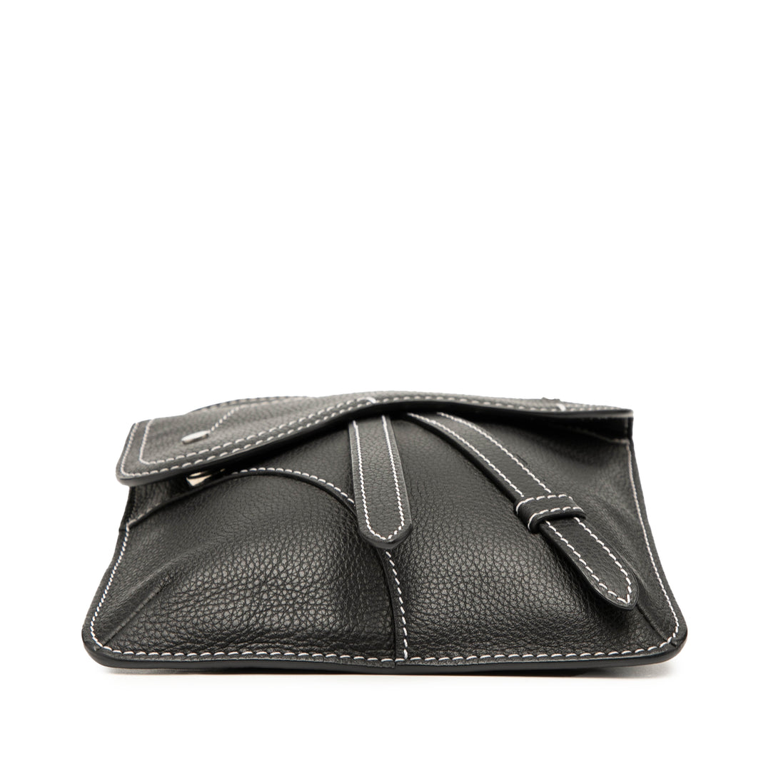Dior Cuir de veau grainé Saddle Flat Messenger Bag