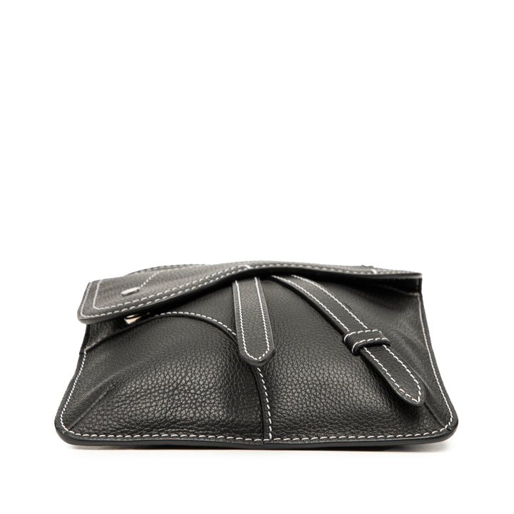 Dior Cuir de veau grainé Saddle Flat Messenger Bag