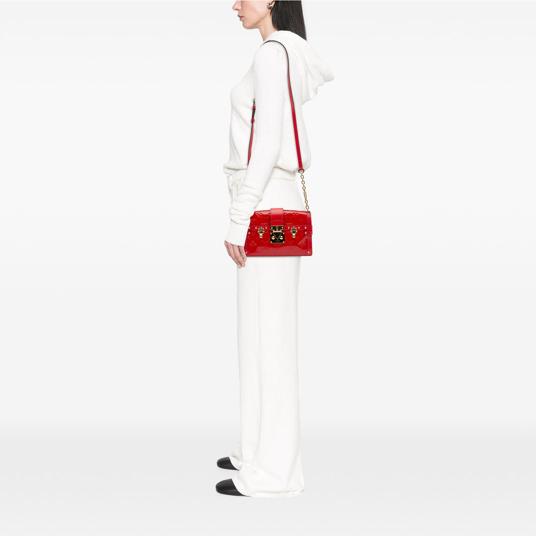 Louis Vuitton Monogram Vernis Trunk Pochette Rouge – GABY PARIS Authentique