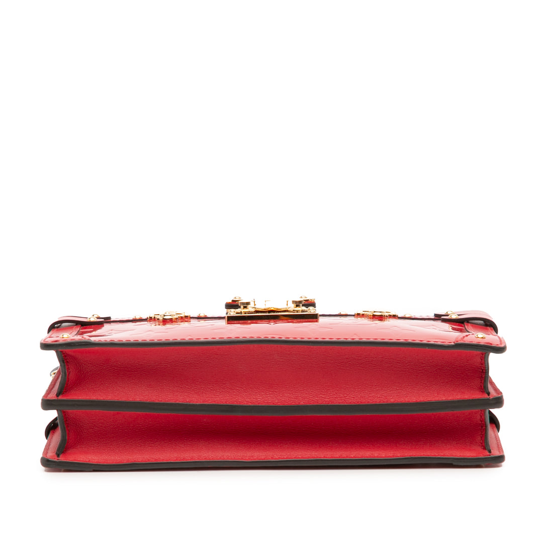 Louis Vuitton Monogram Vernis Trunk Pochette Rouge – GABY PARIS Authentique
