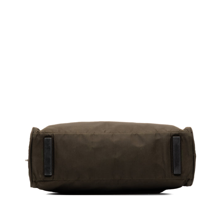 Prada Sac à main Tessuto Marron – vue 3 – GABY PARIS