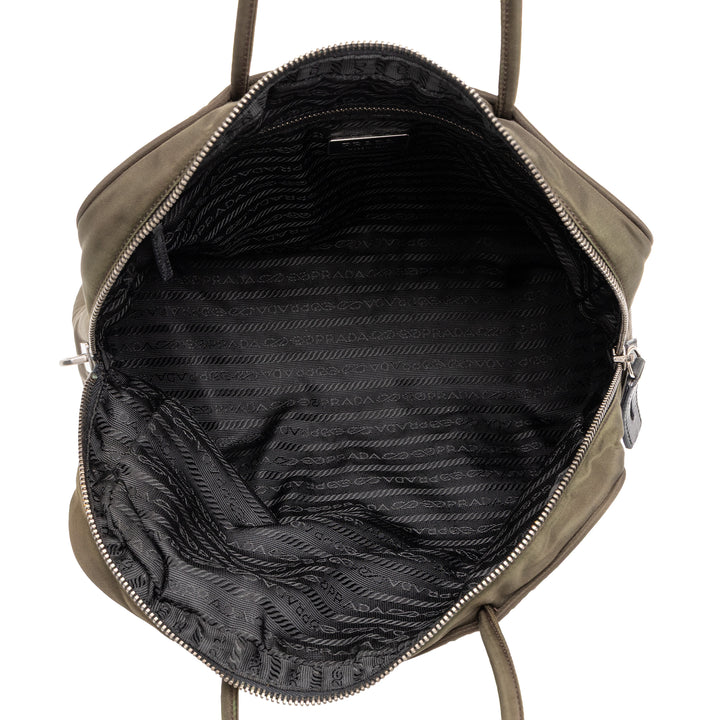 Prada Sac à main Tessuto Marron – vue 4 – GABY PARIS