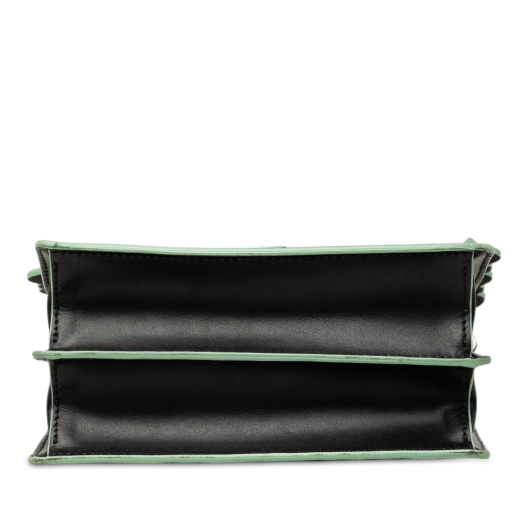 Scalloped et Acrylic Studs Kan I Sac Mini Noir