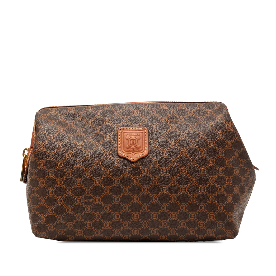 Celine Macadam Coated Toile Pochette