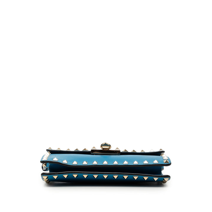 Rockstud à rabat Sac Mini Bleu