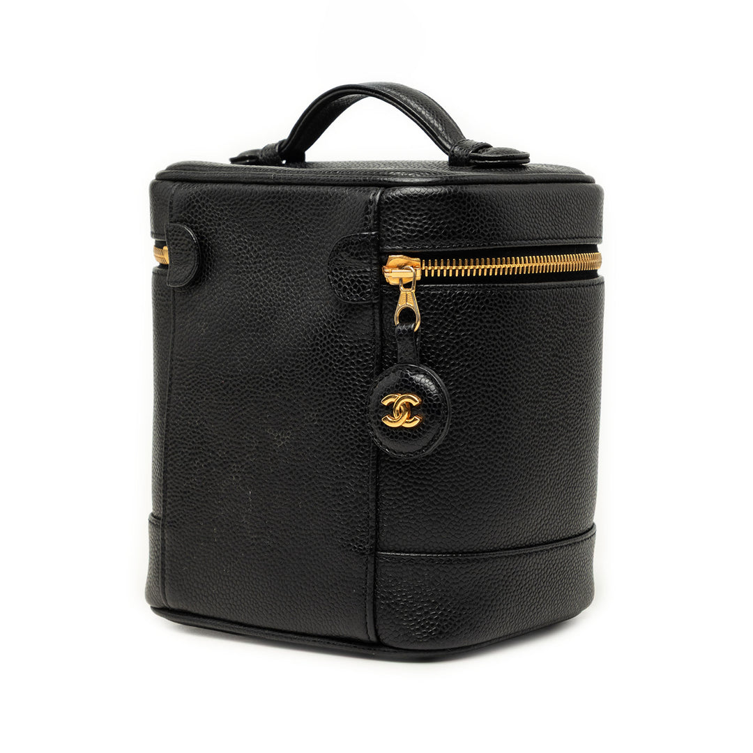 CC Vanity Cuir caviar Noir