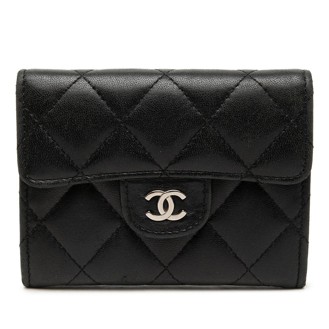 Chanel Classic Cuir d’agneau à rabat Card Holder