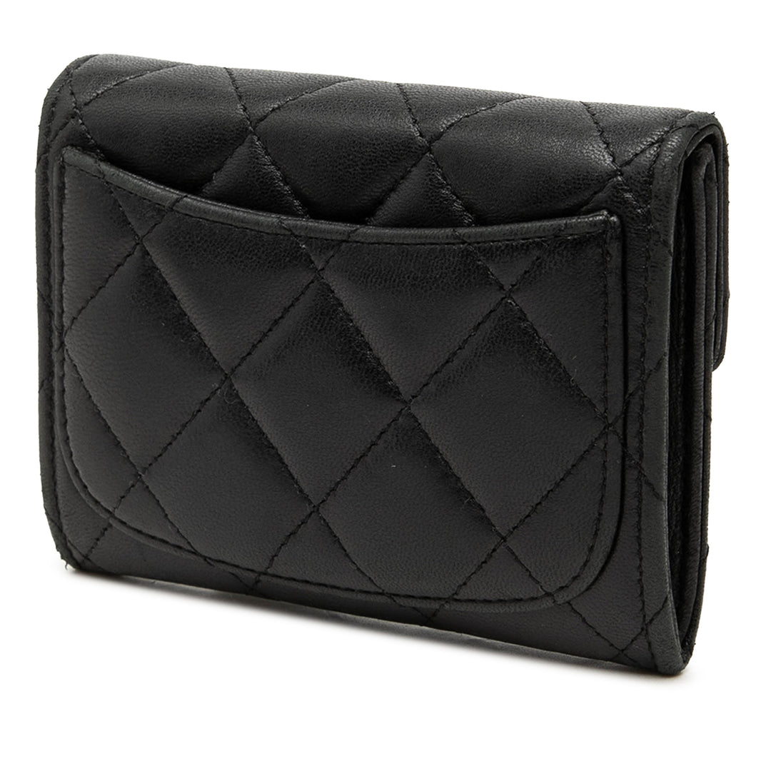 Chanel Classic Cuir d’agneau à rabat Card Holder