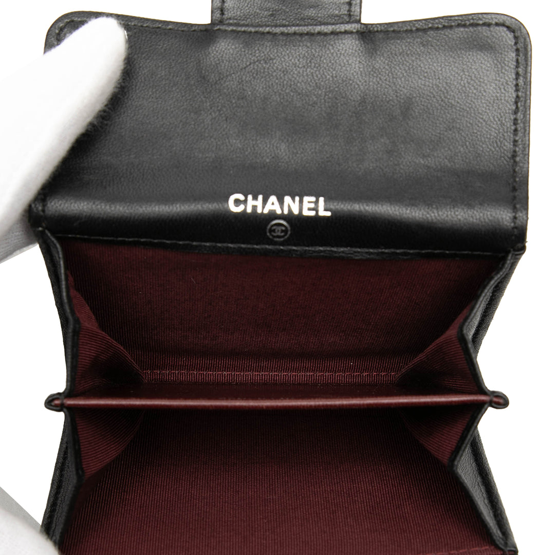 Chanel Classic Cuir d’agneau à rabat Card Holder