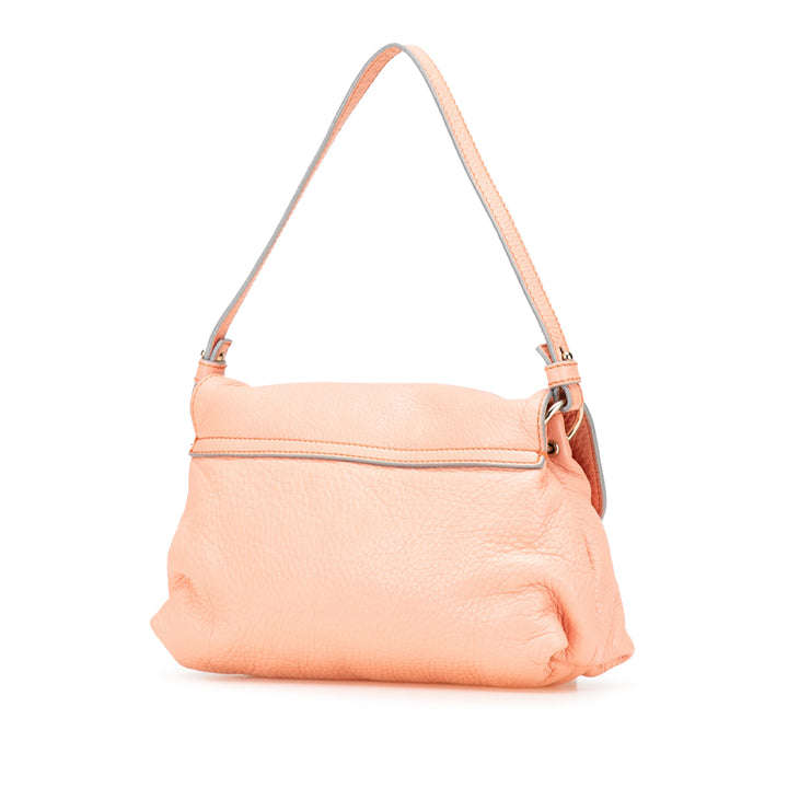 Leather Lily Bow Satchel Orange - Gaby Paris