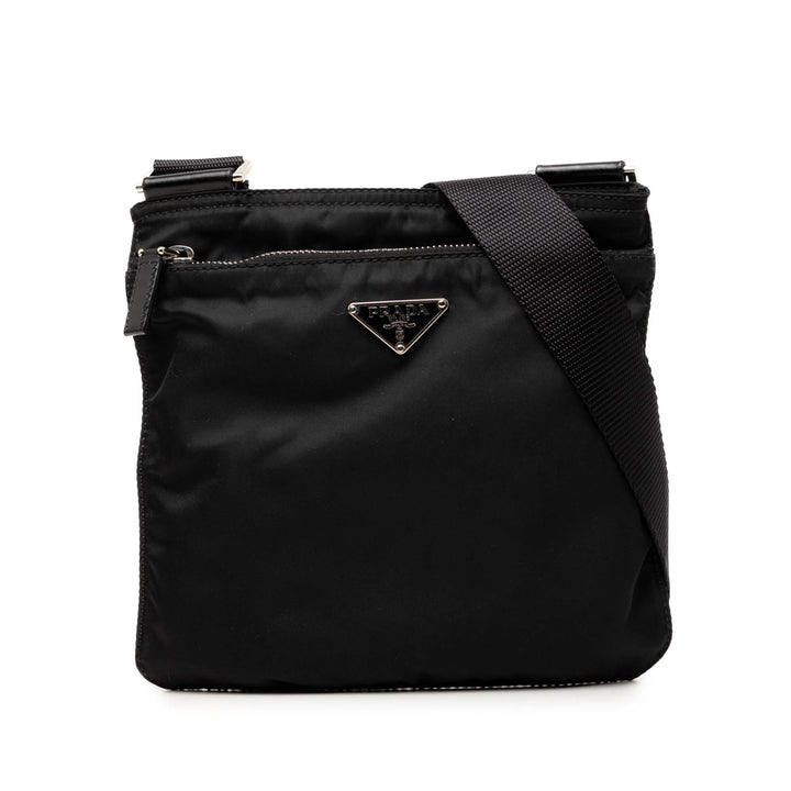Prada Tessuto Zip Top Sac porté croisé