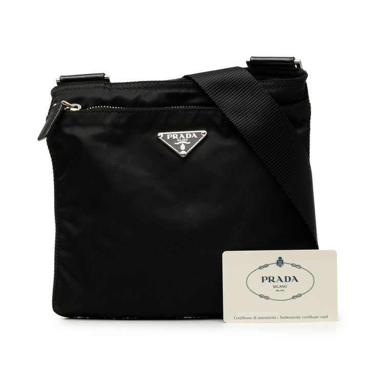 Prada Tessuto Zip Top Sac porté croisé