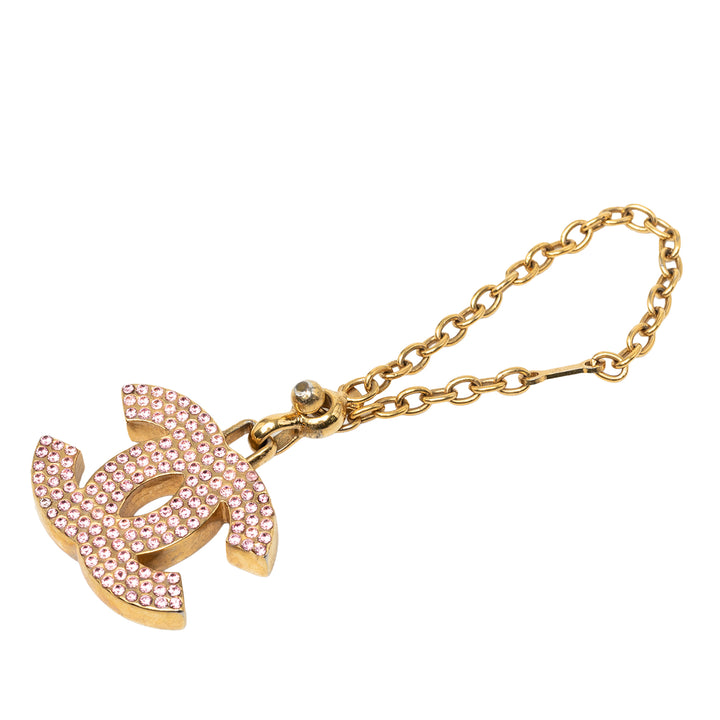 CC plaqué Strass Bijou de sac Doré