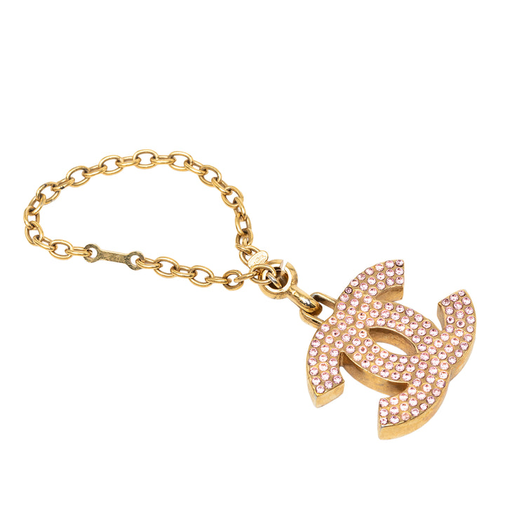 CC plaqué Strass Bijou de sac Doré
