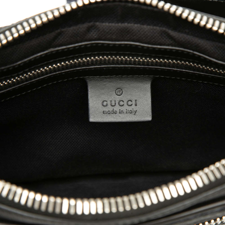Web Night Courrier Sac ceinture GG Supreme Noir