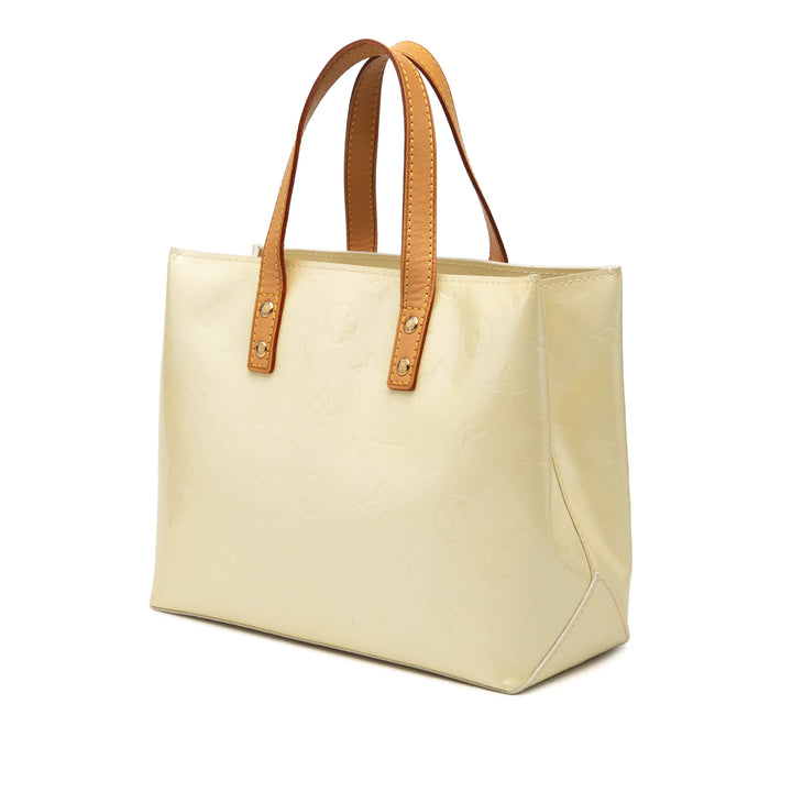 Louis Vuitton Reade PM Cuir verni Monogram Blanc