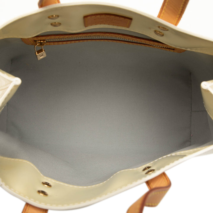 Louis Vuitton Reade PM Cuir verni Monogram Blanc