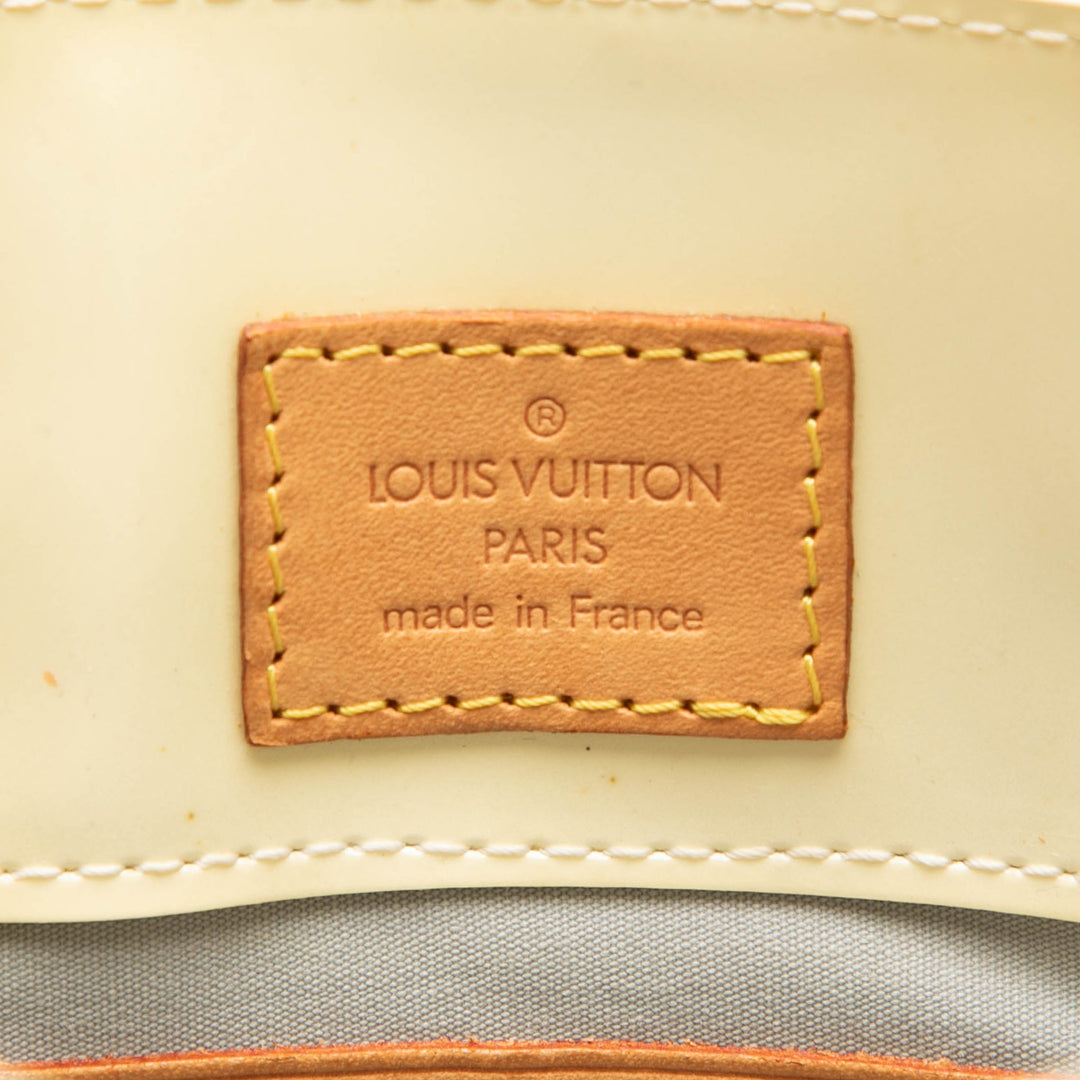 Louis Vuitton Reade PM Cuir verni Monogram Blanc