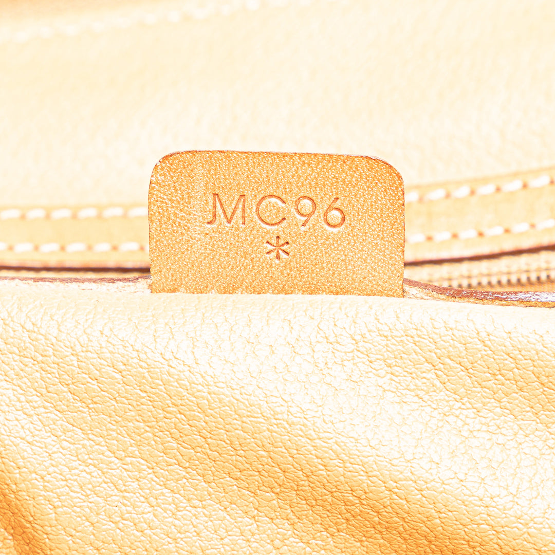 Macadam Coated Canvas Dome Satchel Brown - Gaby Paris