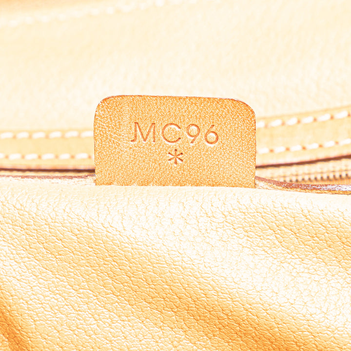 Macadam Coated Canvas Dome Satchel Brown - Gaby Paris