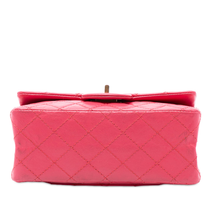 Chanel Matelassé vieilli Cuir de veau Reissue 2.55 Simple rabat 224