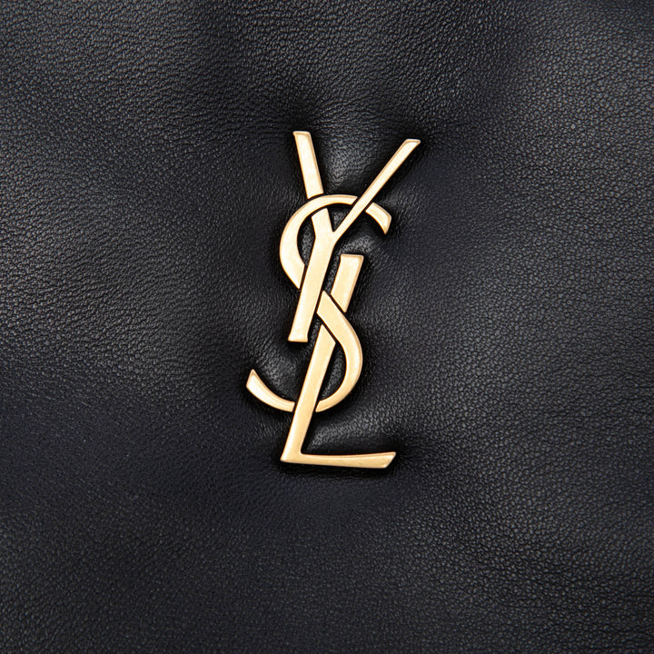 Saint Laurent Cuir d’agneau Monogram Long Calypso Zipped Pochette