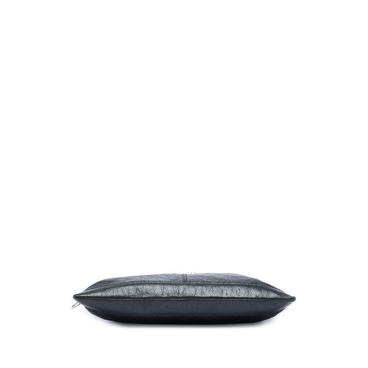 Balenciaga Cuir d’agneau Motocross Classic Clip Pochette M