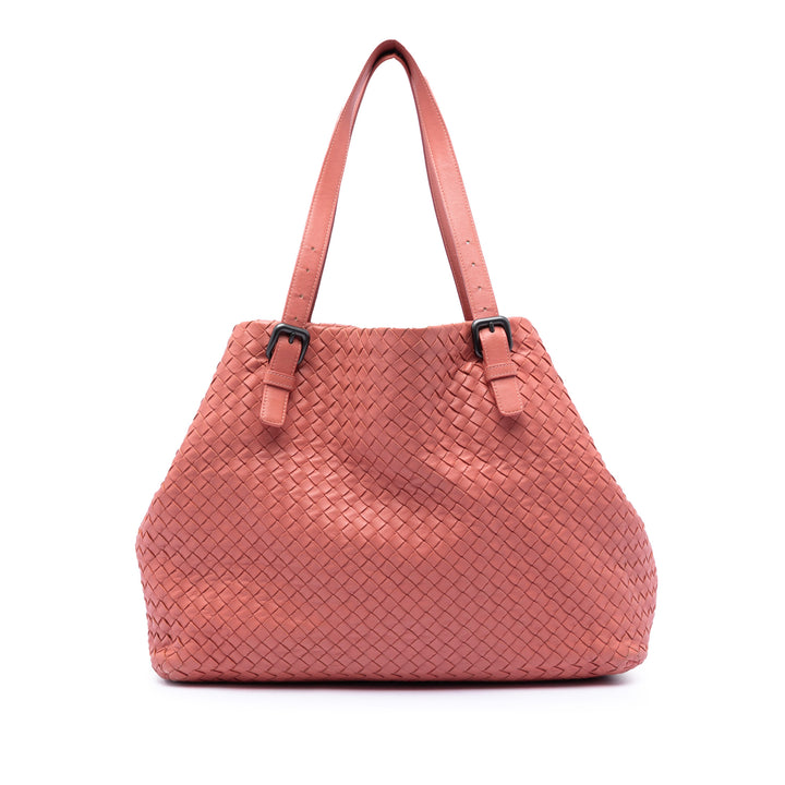 Bottega Veneta Large Nappa Intrecciato Cesta Cabas