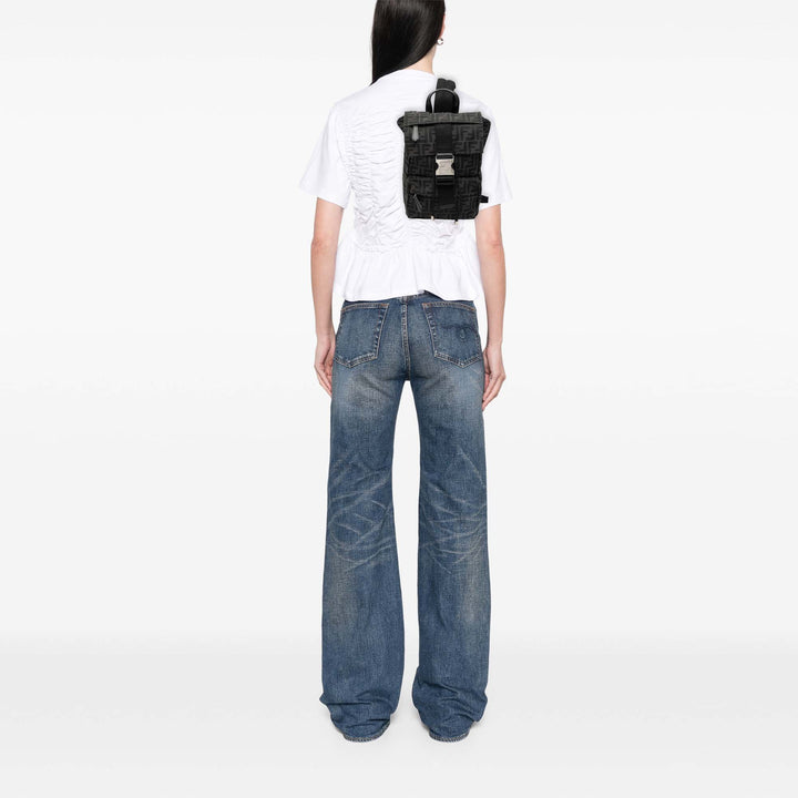 Fendi Small Zucca Toile Fendiness Sac à dos