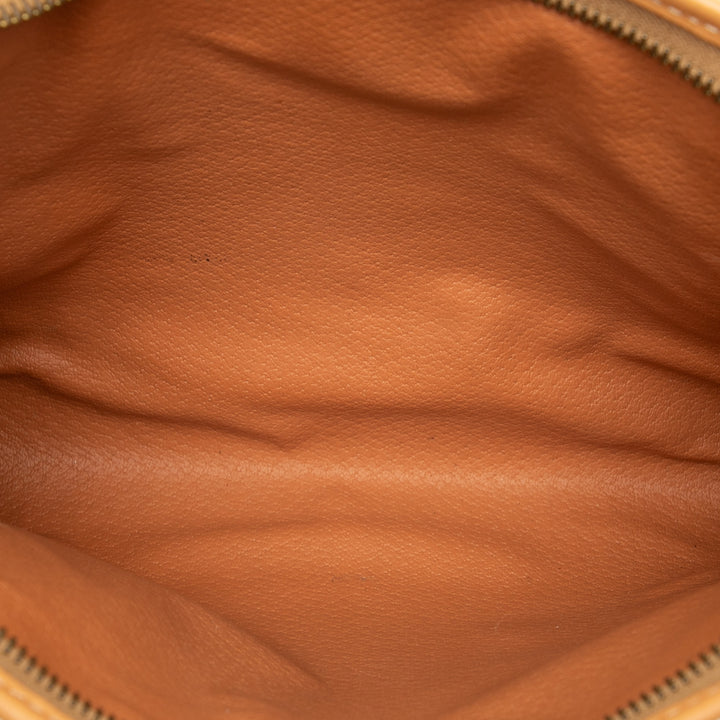 Celine Macadam Pochette Toile enduite Marron
