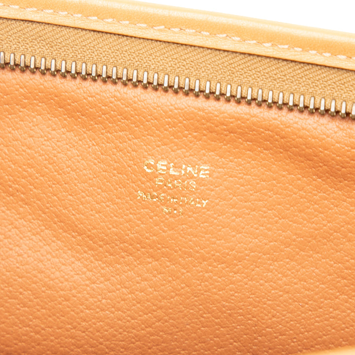 Celine Macadam Pochette Toile enduite Marron