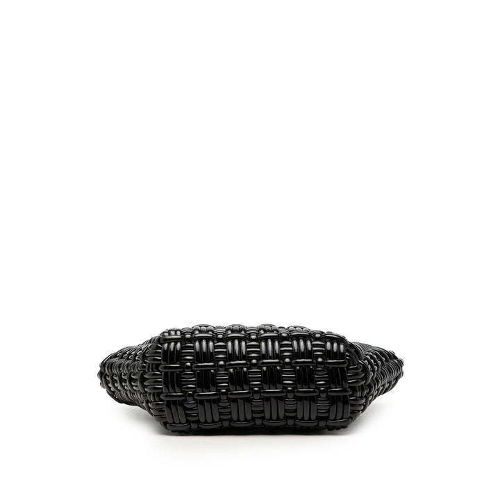 Balenciaga Faux Cuir Bistro Basket Sac XXS