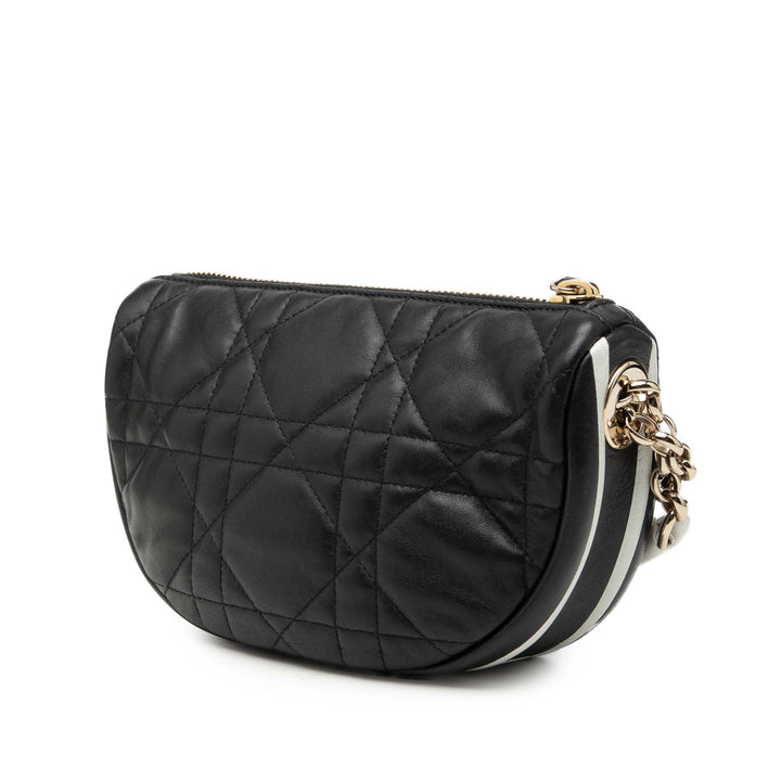 Dior Small Cuir d’agneau Cannage Dior Vibe Hobo