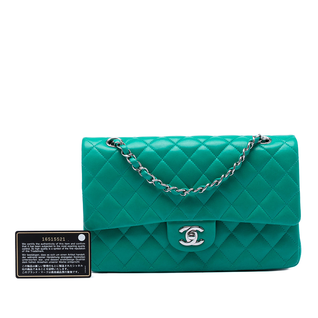 Chanel Medium Classic Cuir d’agneau Double rabat