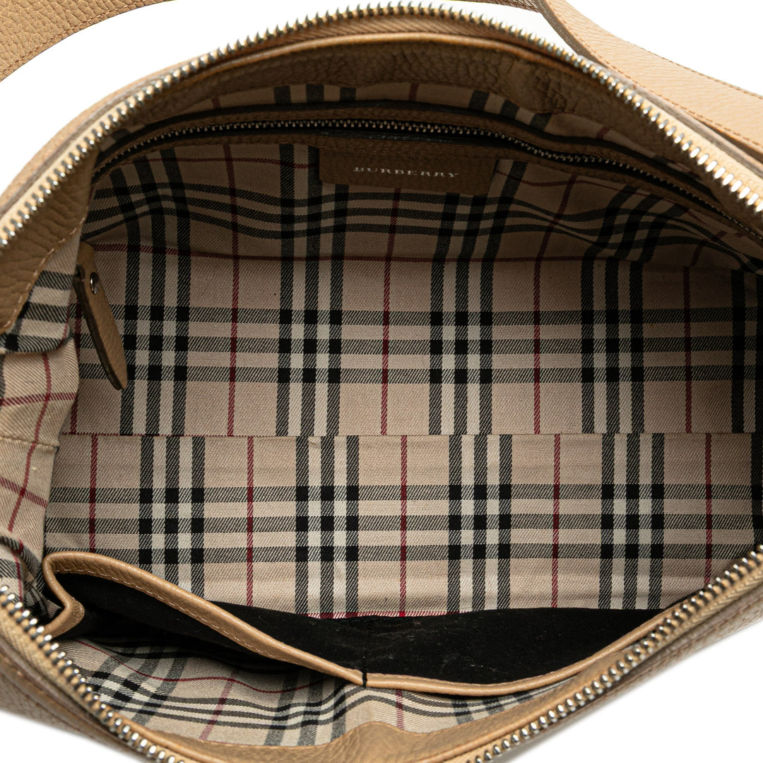 Burberry Cuir Sac bandoulière Marron