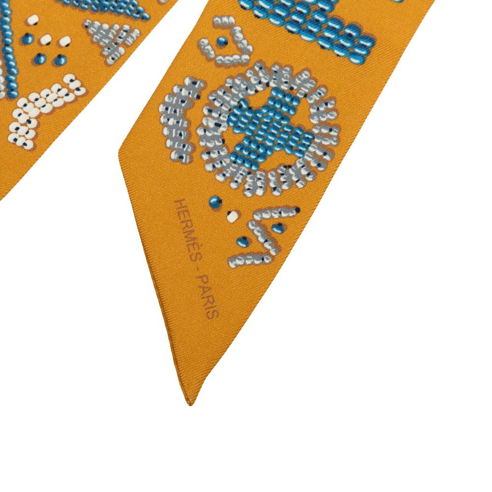 Hermès Kelly en Perles Twilly Jaune – vue 2 – GABY PARIS