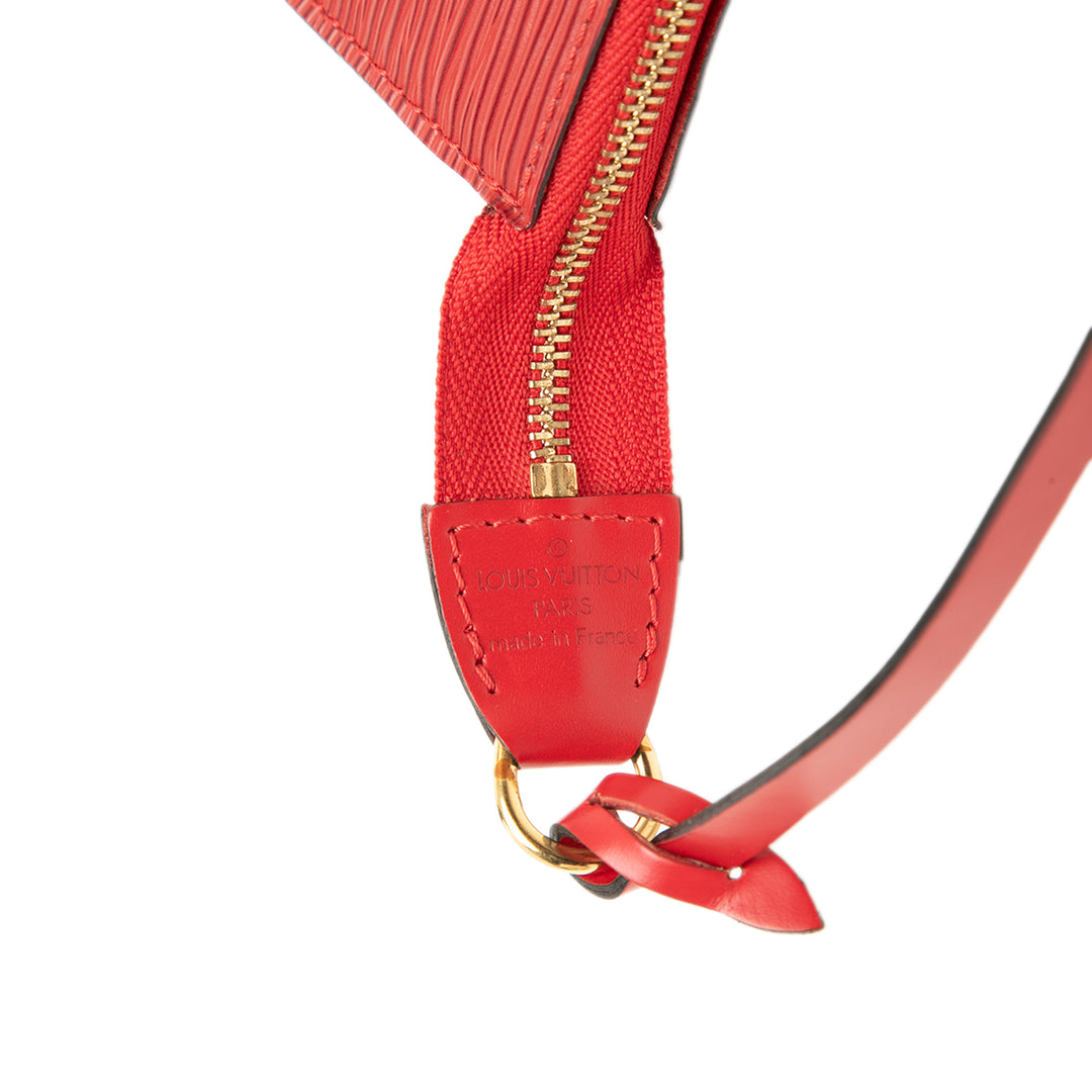 Pochette Accessoires Épi Rouge