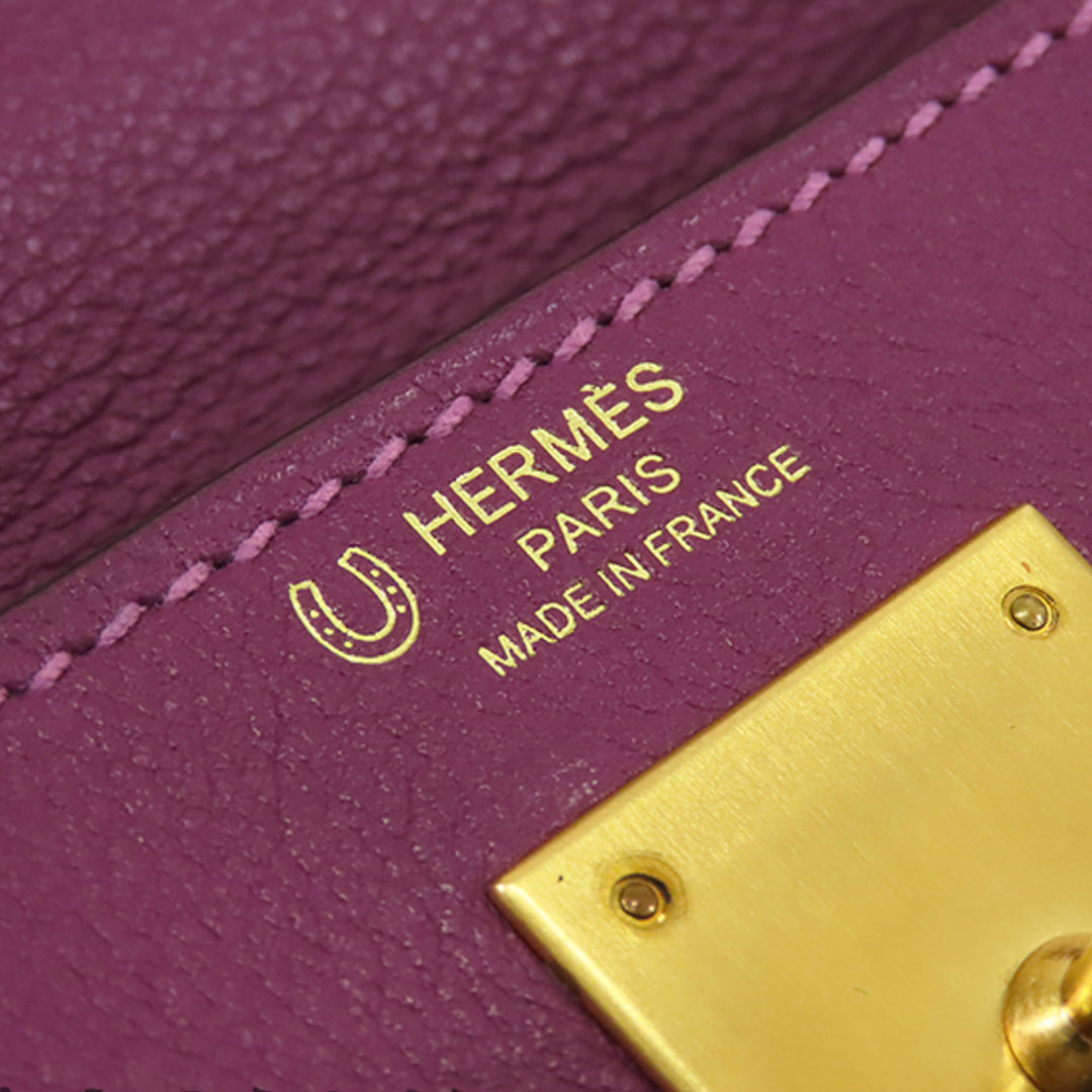 Hermès Special Order Evercolor Kelly II Retourne 28 Violet – GABY PARIS Authentique