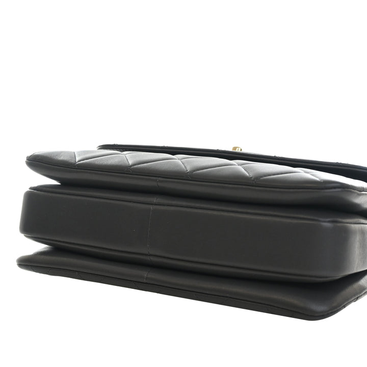Chanel Small Matelassé Cuir d’agneau Trendy CC anse supérieure à rabat