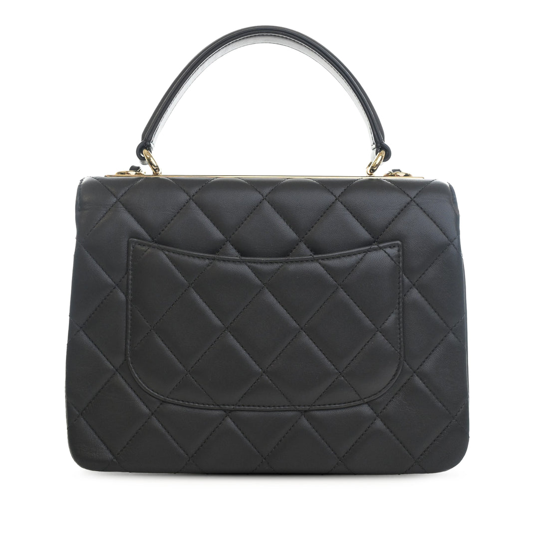 Chanel Small Matelassé Cuir d’agneau Trendy CC anse supérieure à rabat
