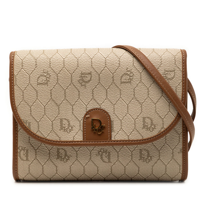 Dior Honeycomb Coated Toile Sac porté croisé